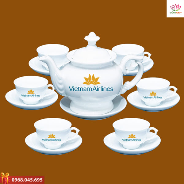 Ấm trà quà tặng Vietnam Airline
