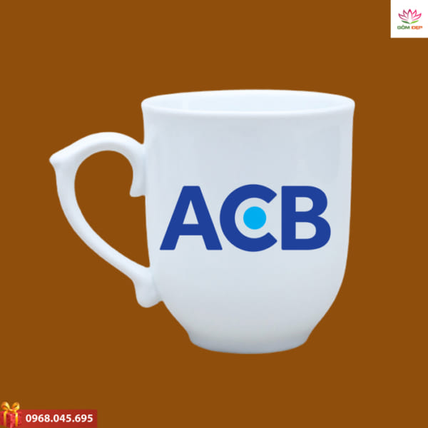 Ly sứ in logo ACB