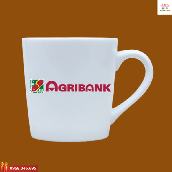 Ly sứ in logo Agribank